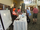 Information table at the Conference Centre