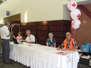 Registration area at the Conference Centre