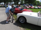CTV's Eric Longley tries on Doug McClures MGA