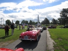 Entering the car show field