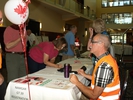 Registration area at the Conference Centre